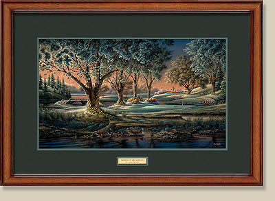 Spring on the Green Framed Print